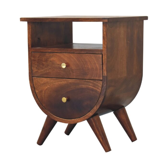 Split Chestnut Bedside - Image 1