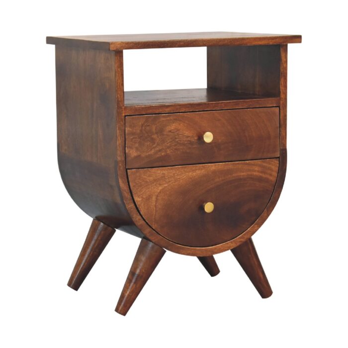 Split Chestnut Bedside - Image 2