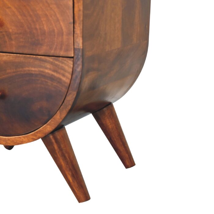 Split Chestnut Bedside - Image 6