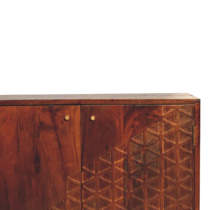 Chestnut Dice Cabinet - Image 3