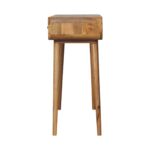 Oak-ish Curved Hallway Table - Image 8