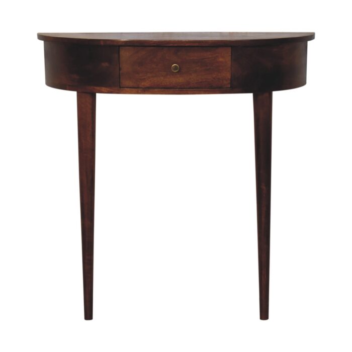 Backless Mounted Chestnut Console - Image 1