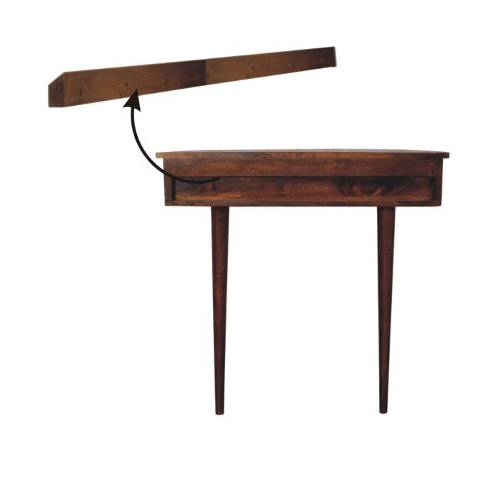 Backless Mounted Chestnut Console - Image 11