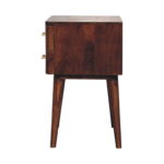 Chestnut T-Bar Nordic Bedside - Image 8