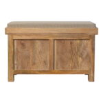 Rattan Basket Linen Bench - Image 9