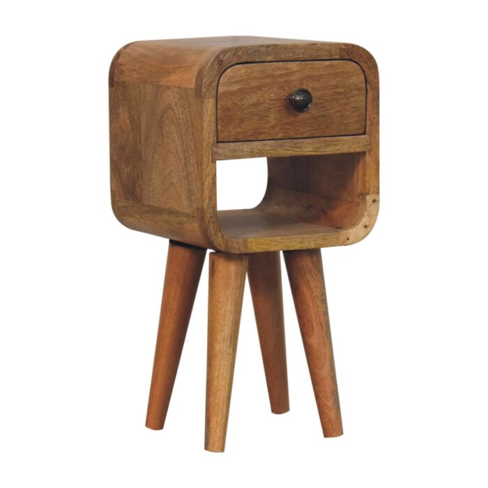 Extra Mini Oak-ish Curve Lower Bedside - Image 2