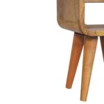 Extra Mini Oak-ish Curve Lower Bedside - Image 7