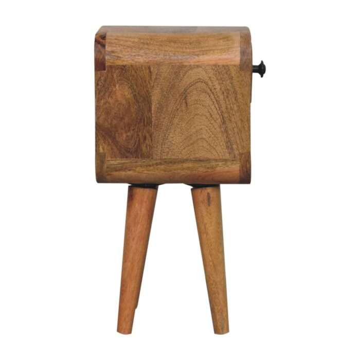 Extra Mini Oak-ish Curve Lower Bedside - Image 8