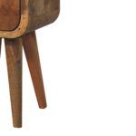 Extra Mini Curved Oak-ish Bedside - Image 7