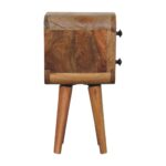 Extra Mini Curved Oak-ish Bedside - Image 8