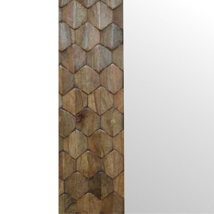 Pineapple Carved Mirror Cabinet - Image 5