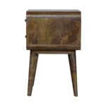 Curved Classic Grey Washed Bedside - Image 7