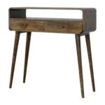 Curved Grey-wash Console Table - Image 3