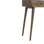 Curved Grey-wash Console Table - Image 7