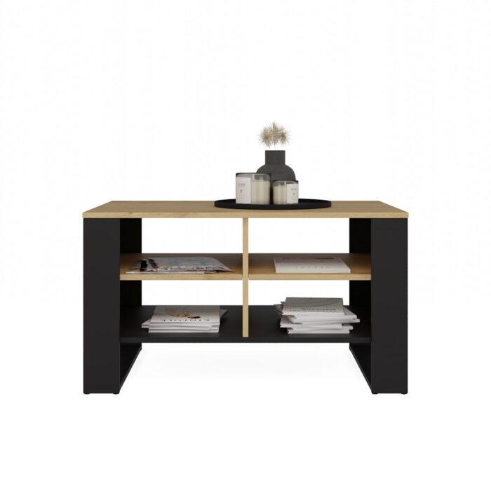 Obsidian Quad Oak Table - Image 3