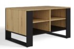 Obsidian Quad Oak Table