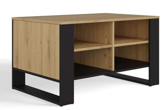 Obsidian Quad Oak Table - Image 1
