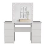 Luna White Vanity Set - Image 4