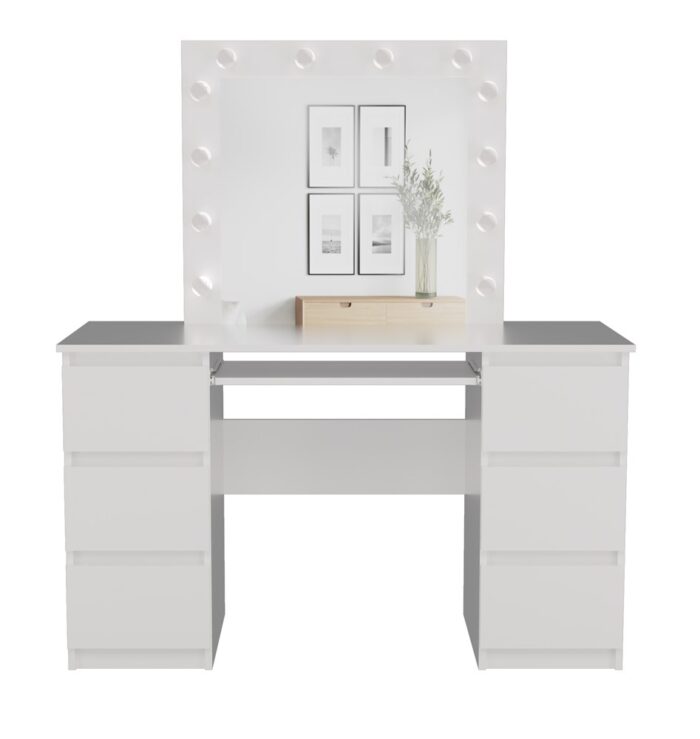 Luna White Vanity Set - Image 4