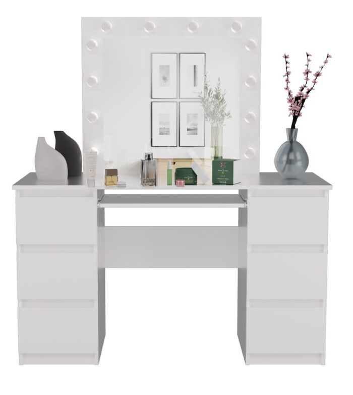 Luna White Vanity Set - Image 5