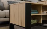 Obsidian Quad Oak Table - Image 4