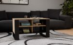 Obsidian Quad Oak Table - Image 5