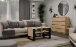 Obsidian Quad Oak Table - Image 6
