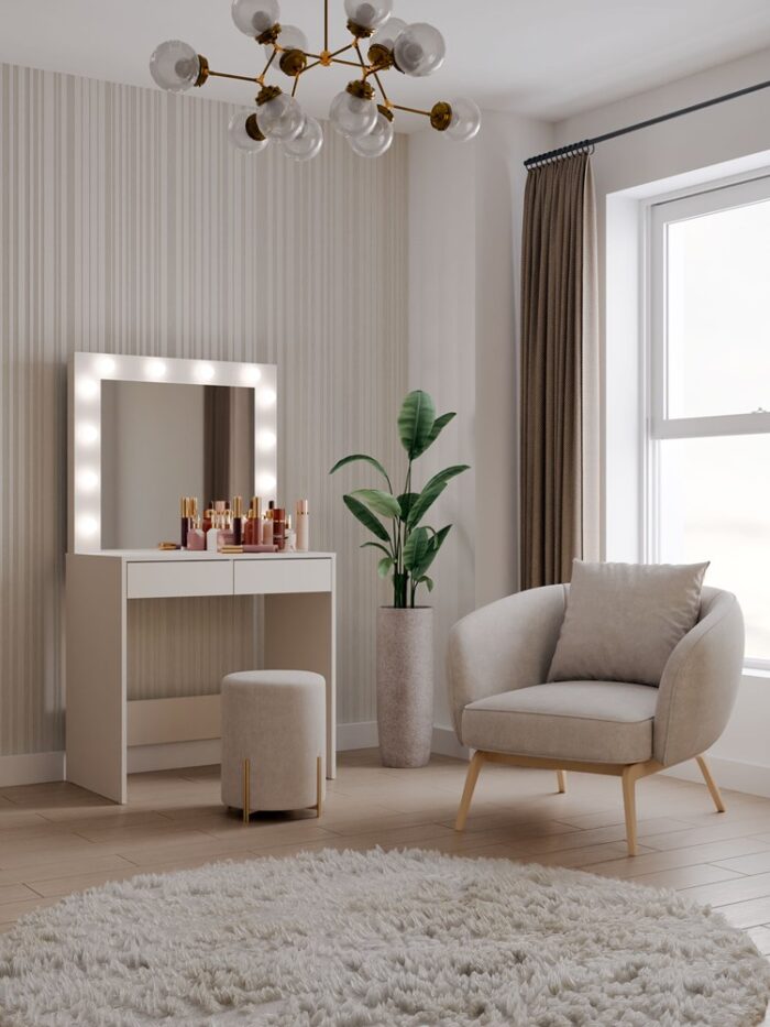 Celeste 2-Drawer Vanity - Image 2