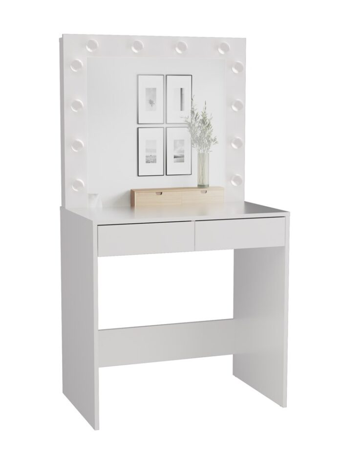 Luna XL White Vanity Set - Image 2
