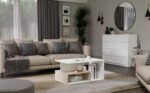 Prima Coffee Table - White & Sonoma Oak - Image 4