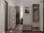 Duo Wardrobe with Mirror - Cashmere Beige - Image 3