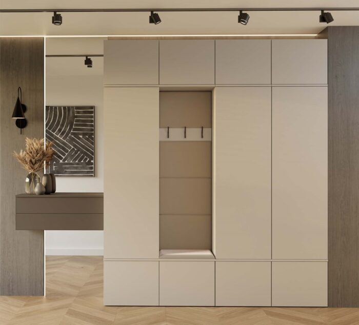 Haven V Triple Wardrobe with Hook - Image 10