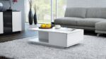 Denver Coffee Table - White Gloss - Image 6