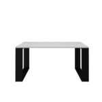Modern Coffee Table - White & Black - Image 2