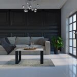 Modern Coffee Table - White & Black - Image 4