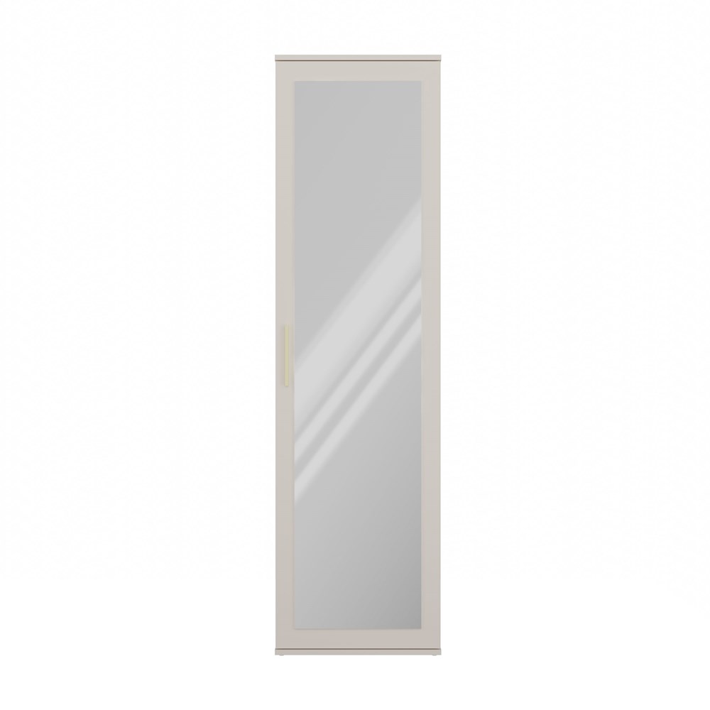 brylka0010 Duo Wardrobe with Mirror - Cashmere Beige - Image 4