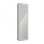 Duo Wardrobe with Mirror - Cashmere Beige - Image 8