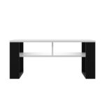 Modern 2P Coffee Table - White & Black - Image 3