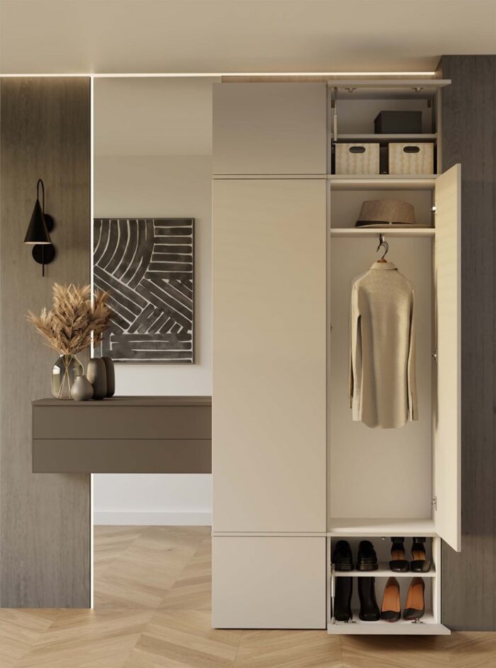 Haven II Wardrobe with Hook - Image 2