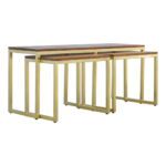 Chunky Gold Table Set of 3 - Image 7