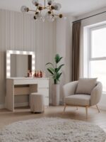 Serenity Beige Vanity Table - Image 2