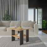 Noir Oak Side Table - Image 6