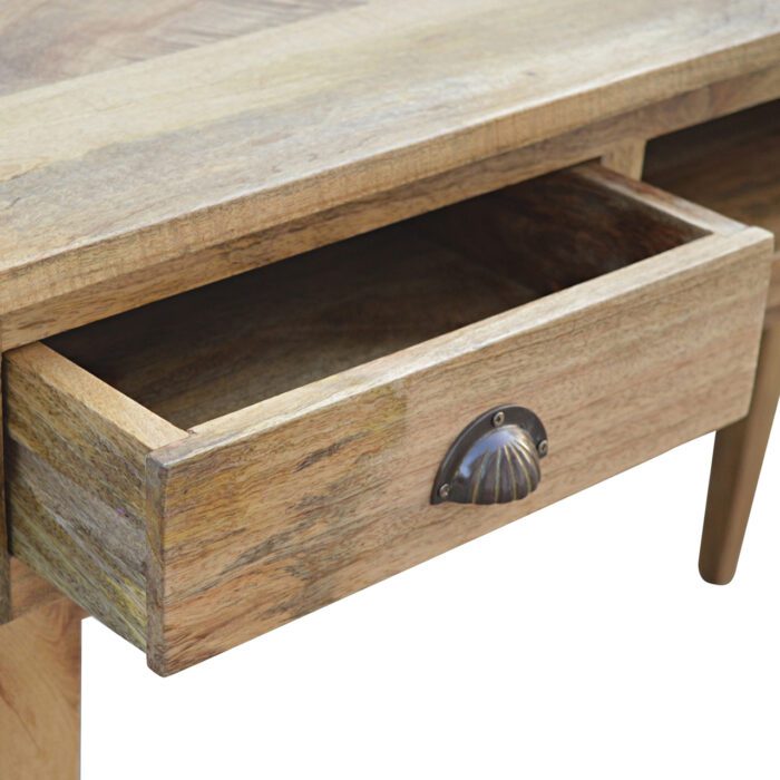 2 Drawer Shell Writing Desk - Image 4