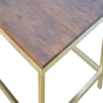 Rectangle Gold Coffee Table - Image 5