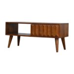Chestnut Prism Sliding Media Unit - Image 3