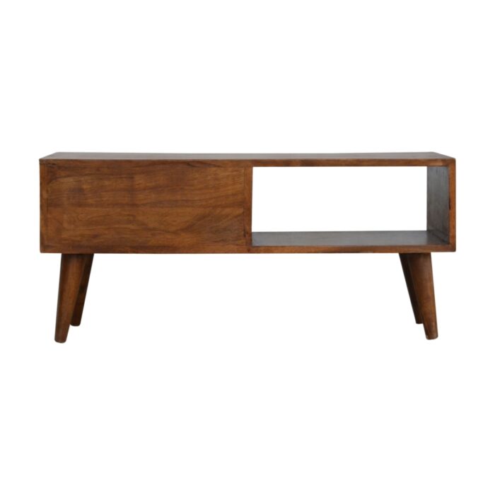 Chestnut Prism Sliding Media Unit - Image 8