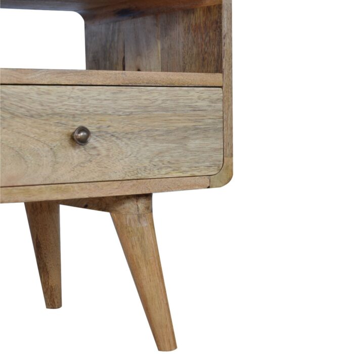 Curved Oak-ish Media Unit - Image 6