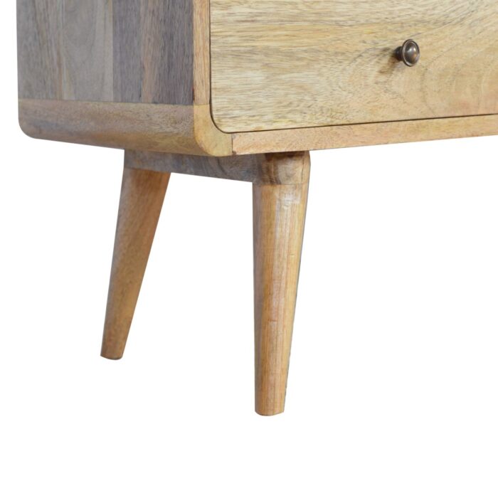 Curved Oak-ish Media Unit - Image 2