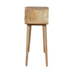 Curved Oak-ish Console Table - Image 7