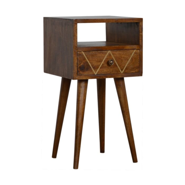 Mini Geo Brass Bedside - Image 2